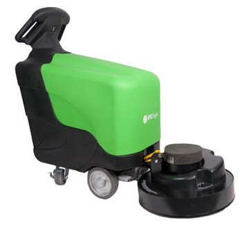 24" BATTERY BURNISHER W/  TRACTION DRIVE, DUST CONTROL, 