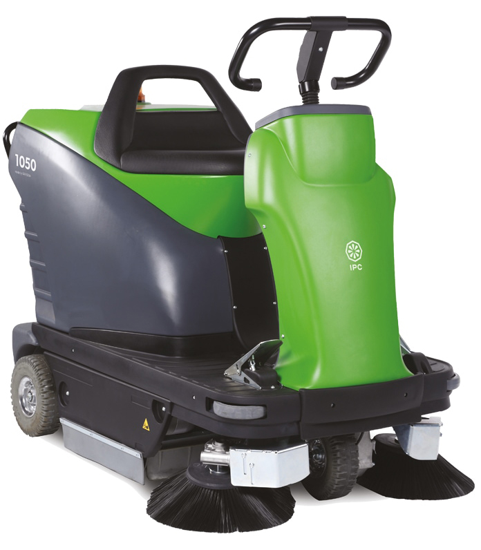 42" RIDING SWEEPER W/ 225AH  AGM BATTERIES &amp; CHARGER.