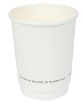 JOVIALS 10OZ DOUBLE WALL WHITE  PAPER HOT CUP 500/CASE