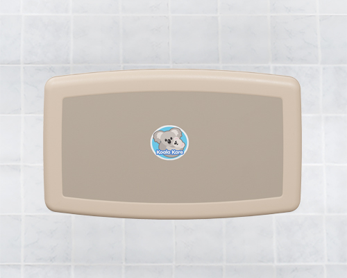 BABY CHANGING STATION CREAM HORIZONTAL