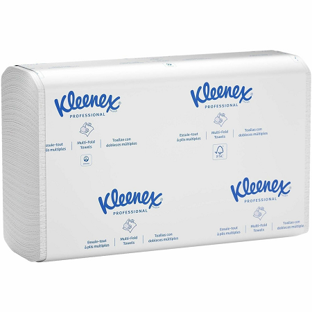 CF TOWEL KLEENEX WHITE 1PLY 16/150