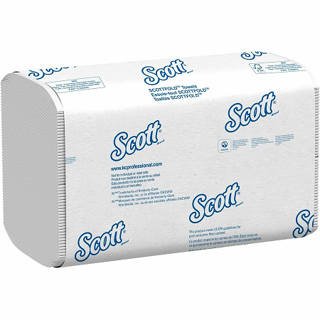 SCOTT PRO SCOTTFOLD TOWELS  WHITE 175/PACK 25/CS