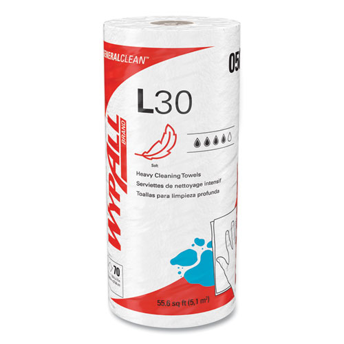 WYPALL L30 TOWELS, 11"X10.4",  WHITE, 24/70 