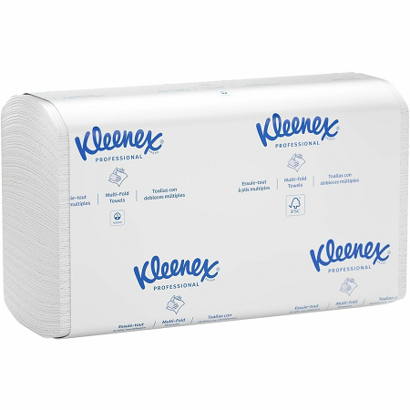 KLEENEX SCOTTFOLD PAPER TOWELS WHITE 25/120