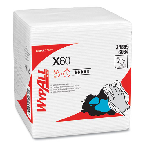 WYPALL GENERALCLEAN X60  MULTI-TASK CLEANING CLOTH 1/4 