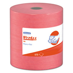 WYPALL POWERCLEAN X80 HEAVY  DUTY CLOTHS RED 475/ROLL
