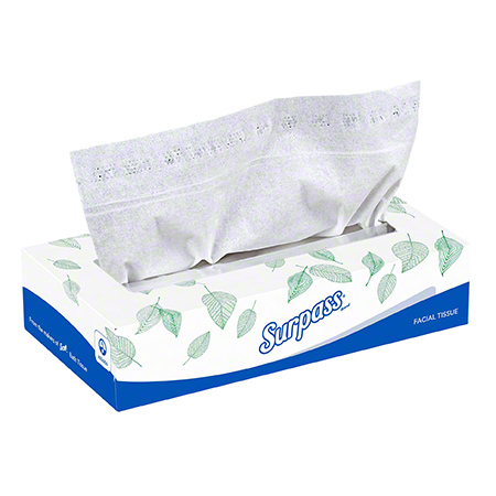 SURPASS FACIAL TISSUE 100/BX  30/CS