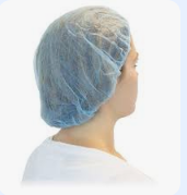 21" BOUFFANT CAP BLUE 10/100CS 1000EA/CS