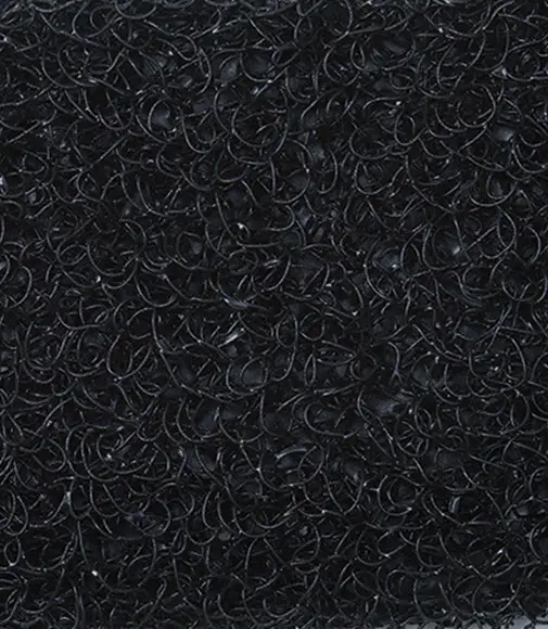 #6050 4X6 BLACK MED TRAFFIC VINYL LOOP BACKED SCRAPER MAT 
