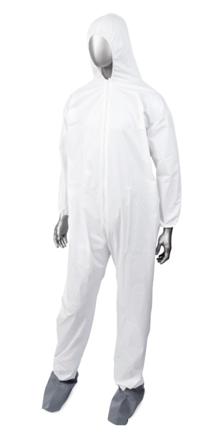 MPCV2XHB Ambishield 2XL  Microporous White Coverall w/ 