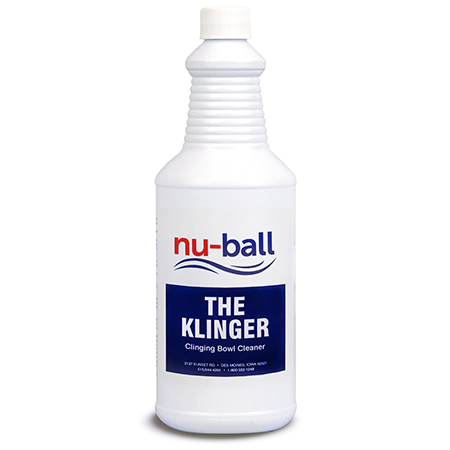 NU-BALL THE KLINGER PHOSPHORIC  RESTROOM CLEANER QT 12/CS