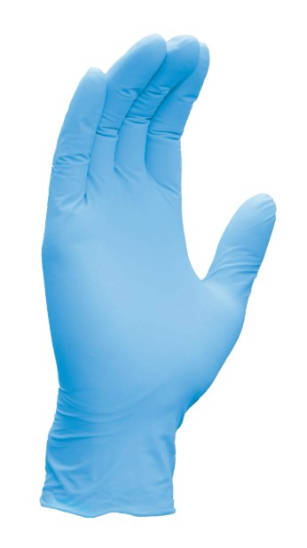 NXXL6201 Blue 5.8Mil Nitrile  Powder Free Glove 10/Box 