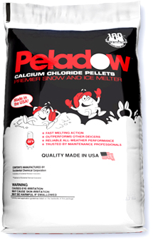 PELADOW CALCIUM CHLORIDE SNOW &amp; ICE MELTER 50# BAG 55/PALLET