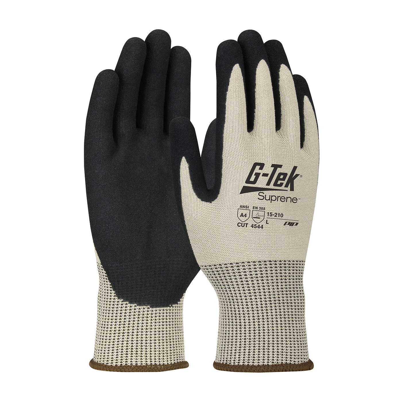SEAMLESS KNIT SUPRENET BLENDED  GLOVE WITH NITRILE COATED 