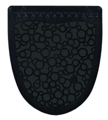 PSUM Urinal Mat Black/Black  6/Case