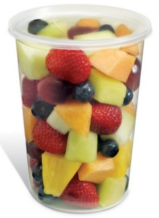 32OZ PLACON HOMEFRESH DELI  CLEAR ROUND POLYPRO CONTAINER 