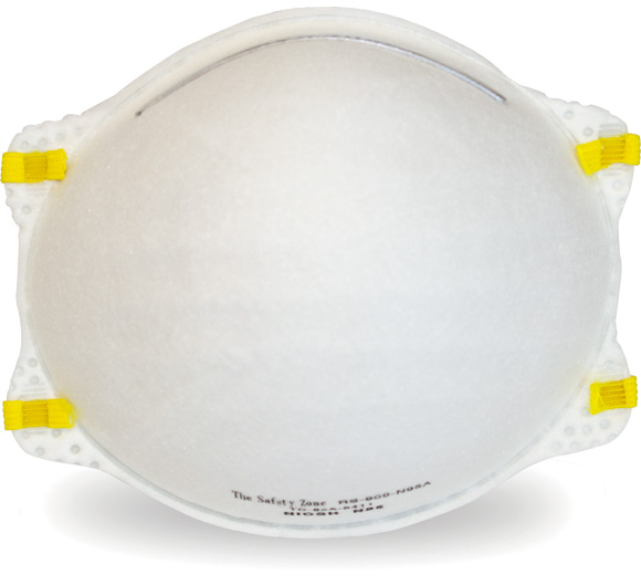 RS-900-N95 White Respirator 
Mask NIOSH N95 Rated One Size 
Fits All 20/Box 12Bx/Cs