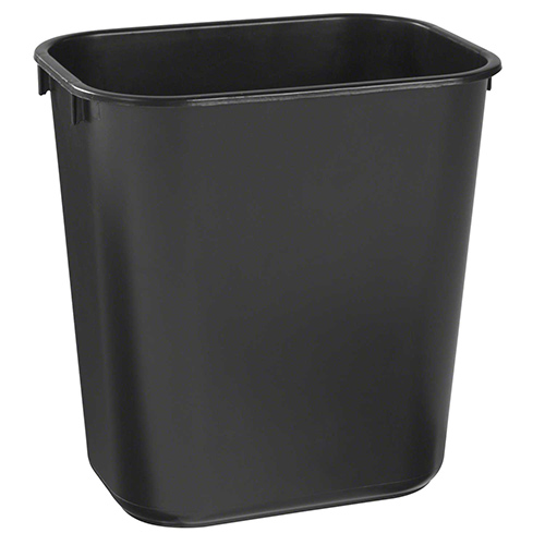 13 5/8QT WASTEBASKET BLACK 12CS