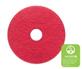 51-13 13&quot; #51 Red Buffing  Floor Pad - 5/CASE