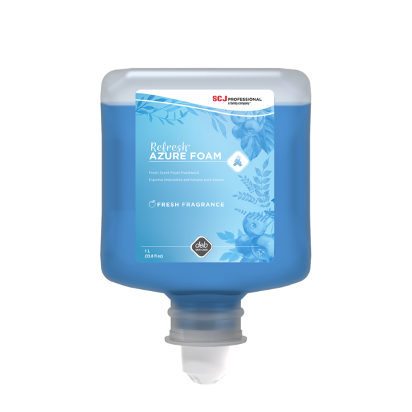 REFRESH AZURE FOAM 1L MANUAL  6/CS 40000002791