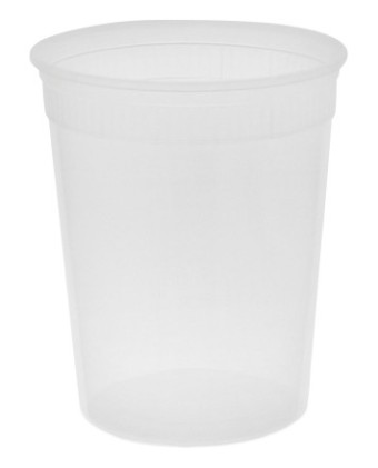 SD5032Y 32oz PolyPro  DELItainer w/ No Lids 480/Case