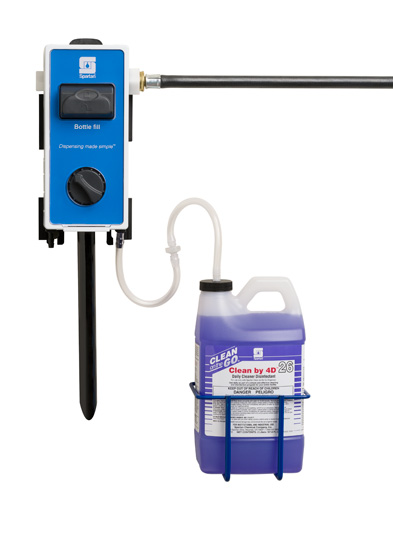 DISPENSER, 4 PRODUCT SINGLE 1 GPM, BOTTLE FILL