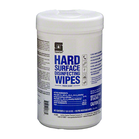 DISINFECTANT WIPES 6/125 FRESH SCENT  HARD SURFACE