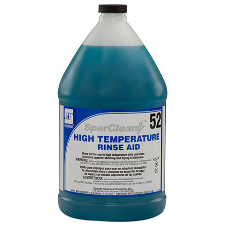 SPARCLEAN #52 HIGH TEMPERATURE  RINSE AID 4 GAL/CS