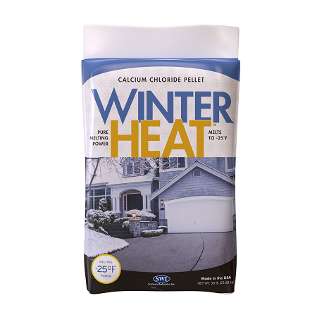 WINTER HEAT CALCIUM CHLORIDE PELLETS 50# 50/PALLET