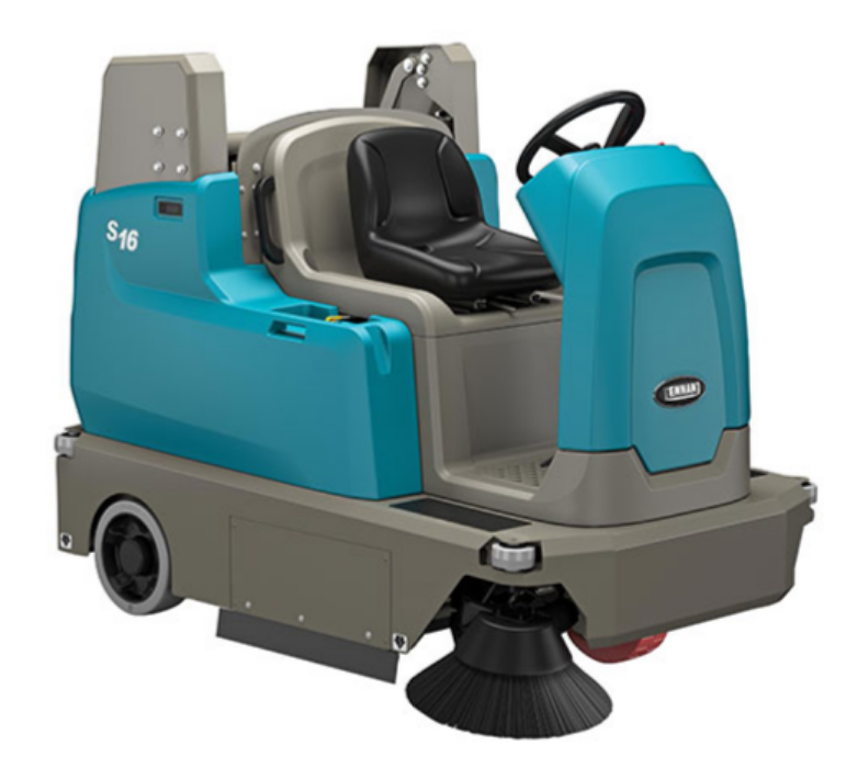 S16 RIDER SWEEPER, LOW DUMP