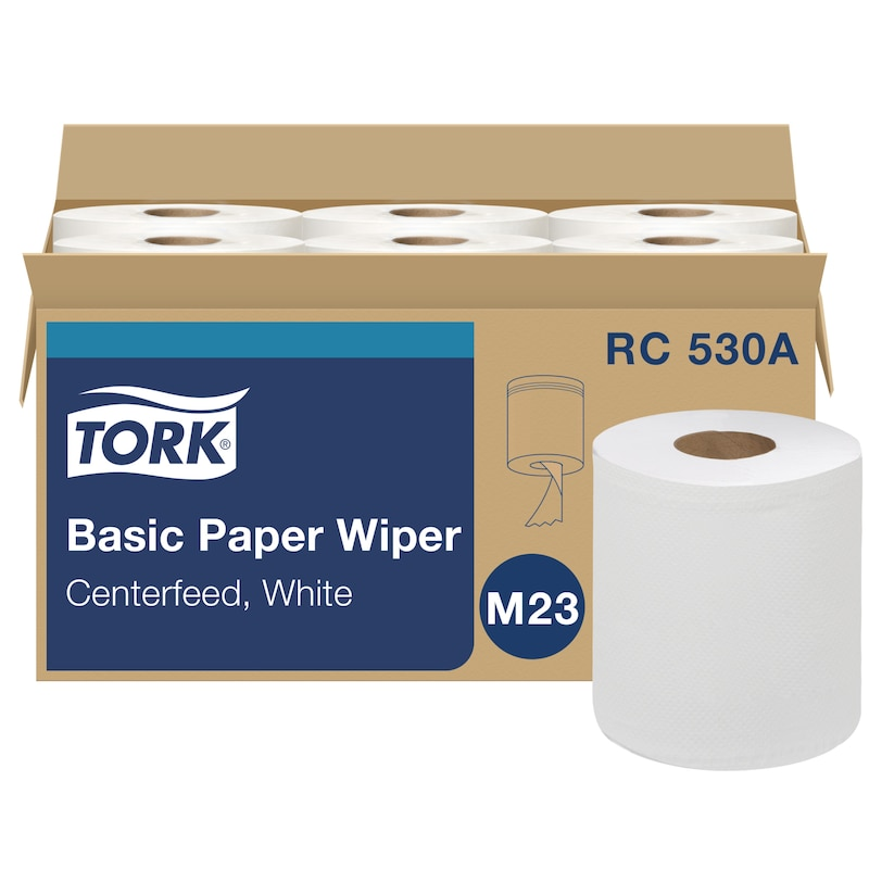 TORK CENTERFEED HAND TOWEL  WHITE 6/530'