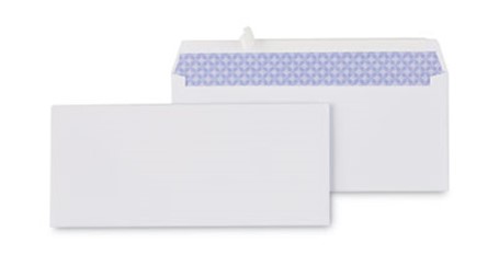 UNV36105 #10 4.25&quot;x9.63&quot; White 
Peel-Seal Strip Security Tint 
Business Envelope 500/Box