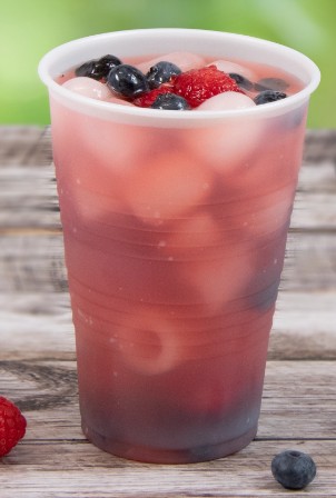 16OZ CONEX GALAXY HIPS PLASTIC  TRANSLUCENT RIBBED COLD CUP 