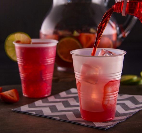 Y9 9oz Conex Galaxy  Translucent Plastic Cold Cup 