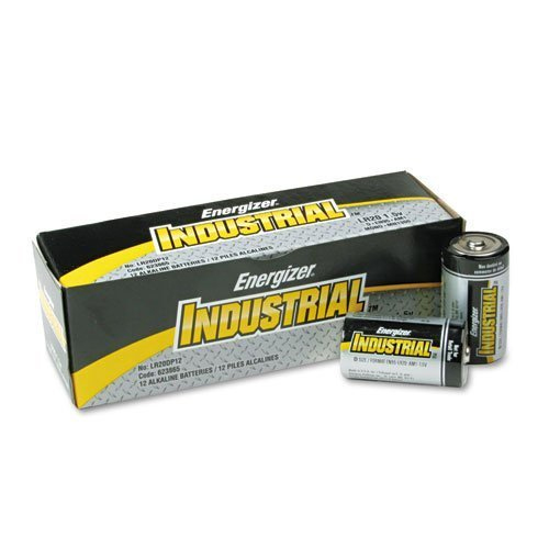 EN95 Energizer Industrial D  Battery 12/Box 6Bx/Cs