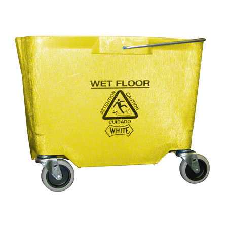 26QT MOP BUCKET W/3" CASTERS YELLOW
