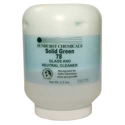 1122S1 SOLID GLASS CLEANER GRN NEUTRAL #78 2.5LBS 1/CS